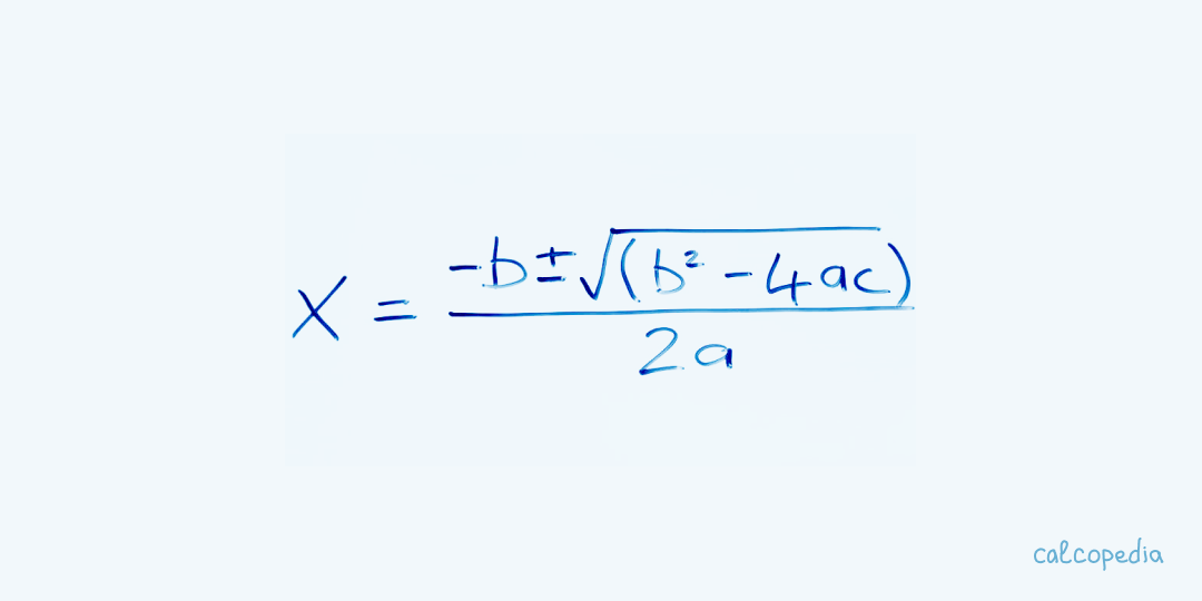 Calculateur d'équations quadratiques